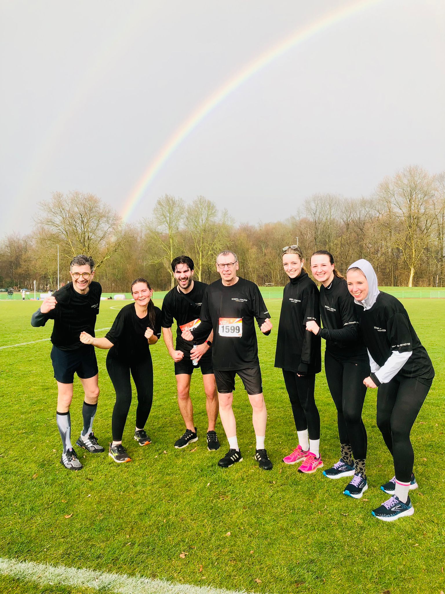 Die Schoeps & Schlüter Architekten sportlich unterwegs beim Firmenlaug 2023 in Münster